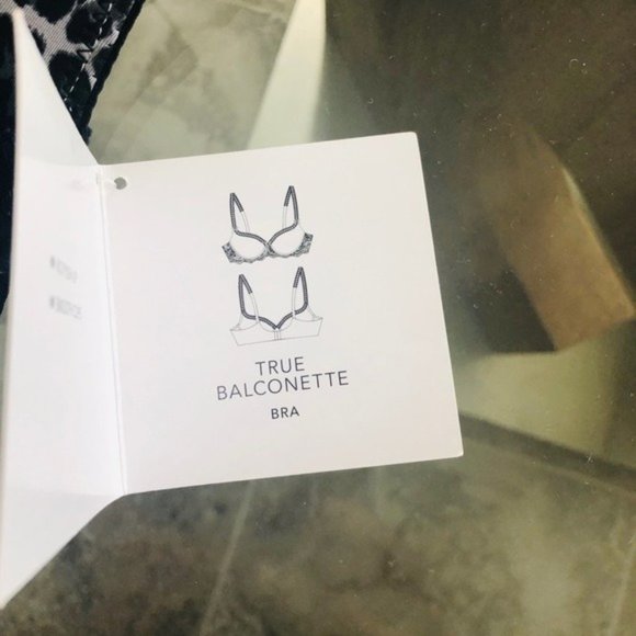 Isaac Mizrahi Balconette Push-Up Bra Animal Print Lace Trim Size 34C NWT - Picture 12 of 15